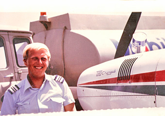 Stuart Darbyshire in Alice Springs 1977